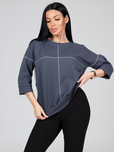 Женский свитшот Николет / темно-серый