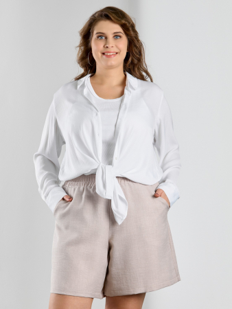 Женские шорты "Женский каприз-4" / бежевый