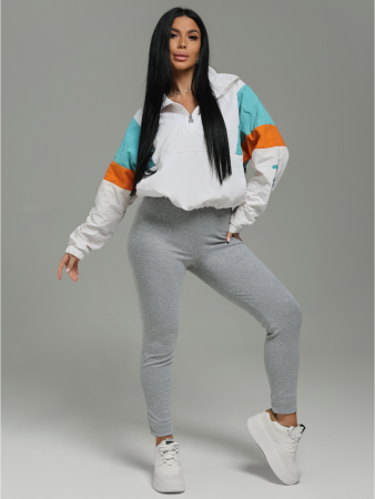 Женские леггинсы Бритни / Серый меланж