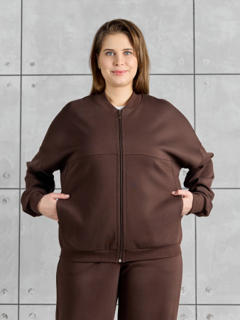 Женский бомбер Авенсис-1 / коричневый