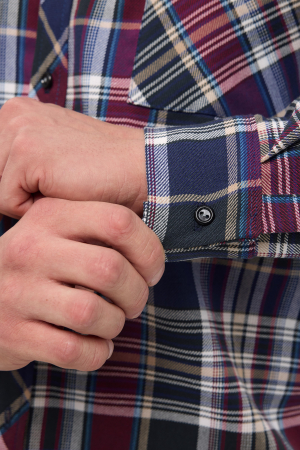 Мужская рубашка фуле А Д/Р Арт. 10365 / расцветки в ассортименте